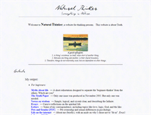 Tablet Screenshot of naturalthinker.net
